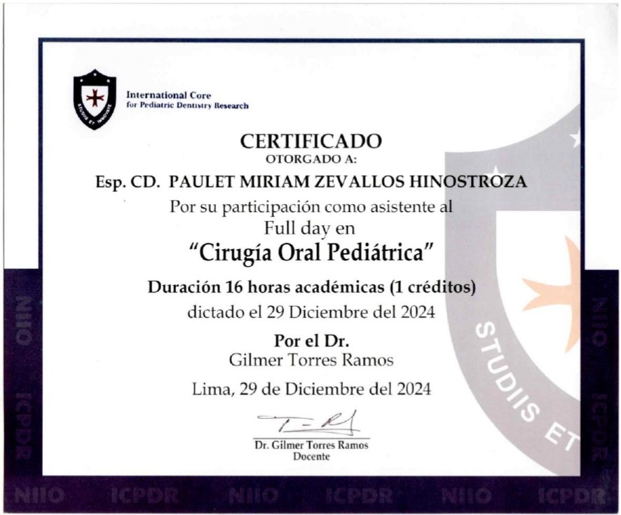 Cirugía Oral en Pacientes Pediátricos