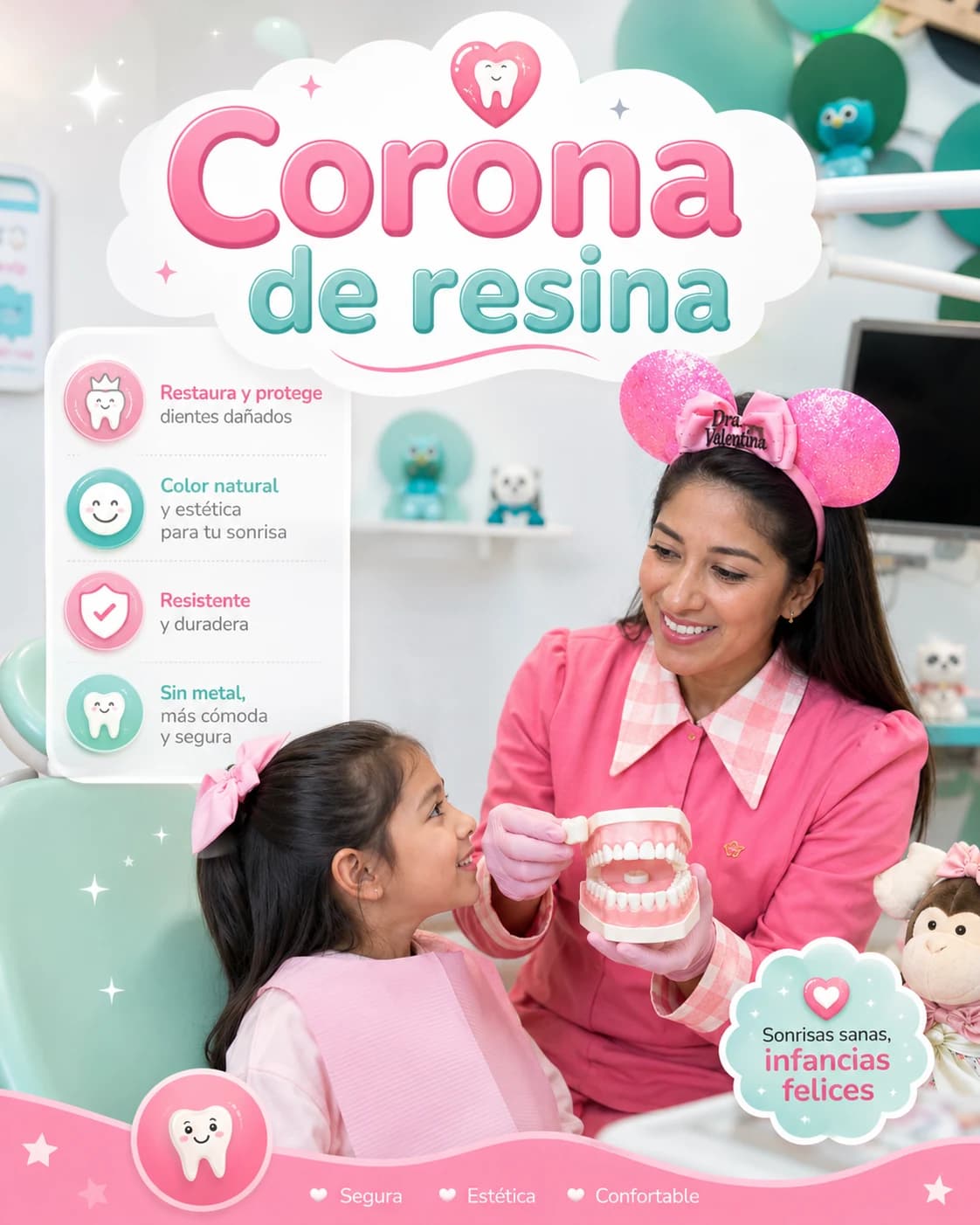 Dra. Pami - Corona de Resina