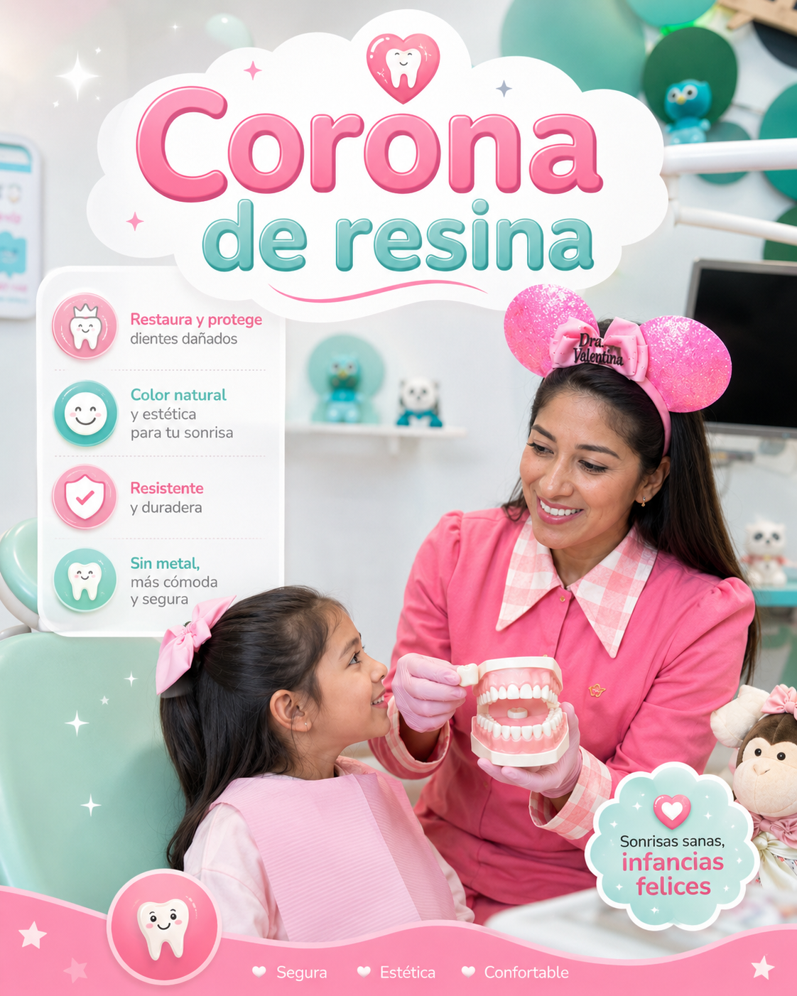 Dra. Pami - Corona de Resina